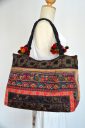 Tradicionális thaiföldi női táska, Hmong hímzett táska, Thai hímzett táska,