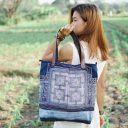 Tradicionális thaiföldi női táska, Hmong hímzett táska, Thai hímzett táska,